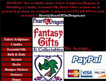 Tablet Screenshot of heartofthedragon.net